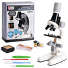 Kit de Microscópio Cintífico Infantil LED 1200x