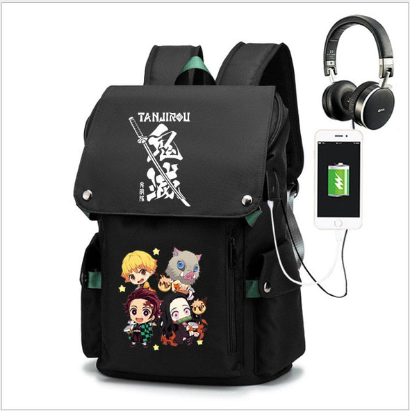 Mochila Escolar Demon Slayer
