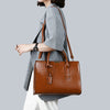 Conjunto Feminino em Couro Bolsa + 2 Carteira - Premium Bags