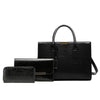 Conjunto Feminino em Couro Bolsa + 2 Carteira - Premium Bags