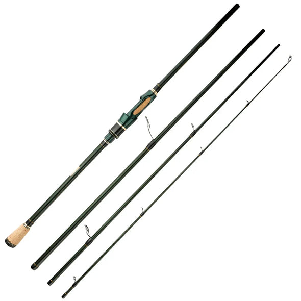 Vara de Pesca Profissional Cenreo Em 4 Partes Fibra De Carbono Alta Qualidade 1.8m A 2.4m