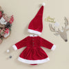 Vestido Mamãe Noel para Bebês 0-24 Meses