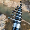 Vara Telescopica Ultra Leve Josby 1.5m A 3m Fibra De Carbono