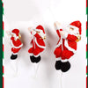 Papai Noel Escalando Decoração Natal