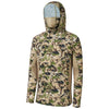 Camisa de Pesca Camo UV50+ com Capuz e Máscara