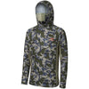 Camisa de Pesca Camo UV50+ com Capuz e Máscara