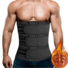 Cinta Abdominal Masculina de Alta Compressão com Trama de Aço