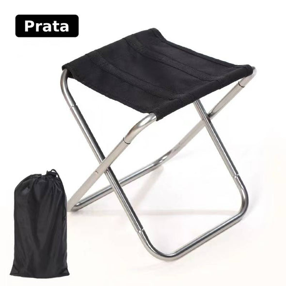 Cadeira Dobrável Portátil Ultraleve para Acampamento e Pesca