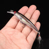 Kit 10 Isca Artificial Com Pena